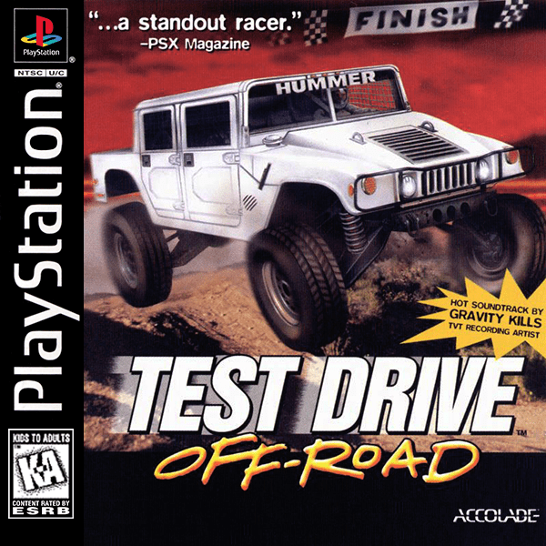 Test Drive Off Road box art for Playstation